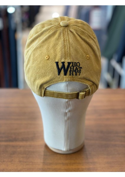 W Logo Vintage Yıkamalı Eskitme Cap Şapka modelleri