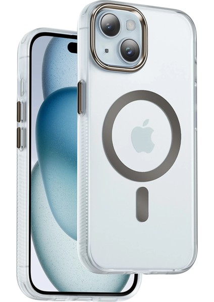 iPhone 15 Uyumlu Dazzle Pro Manyetik Şarjlı Kılıf