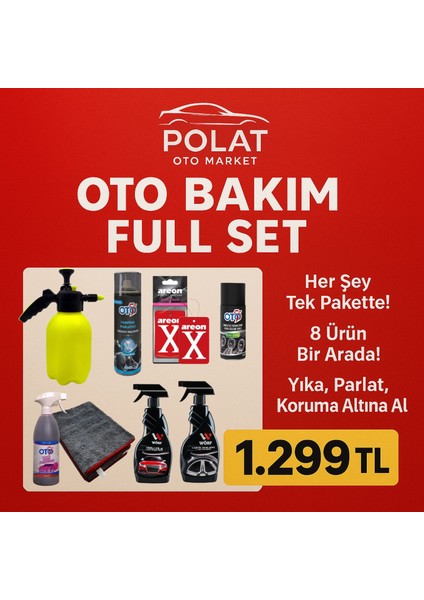Full Oto Bakım Seti – Sadece 1.299 Tl!