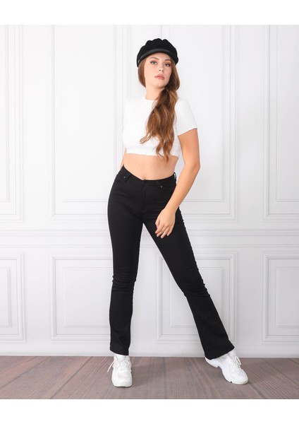 Siyah Kadın Jean Pantolon 1030