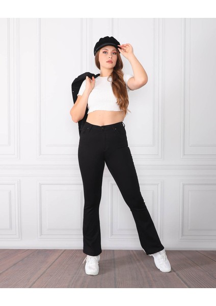 Siyah Kadın Jean Pantolon 1030 modelleri