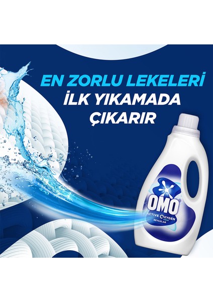 Active Oksijen Etkisi Beyazlar Için Sıvı Deterjan 1500 ml X2 modelleri