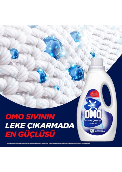 Active Oksijen Etkisi Beyazlar Için Sıvı Deterjan 1500 ml X2 fırsatları