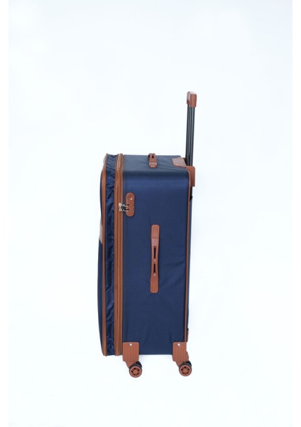Wordrobe Raflı 4 Teker Çekçekli Lacivert Büyük Boy Valiz modelleri
