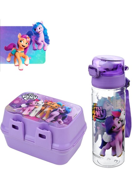 Pony Çocuk Beslenme Kutusu ve Matara Seti 2’li