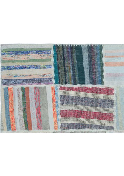 Iskece Bej Patchwork Yün Modern Desenli Yün Hav Toz Vermez Leke Tutmayan Salon Yolluk Mutfak El Dokuma Halı fırsatları