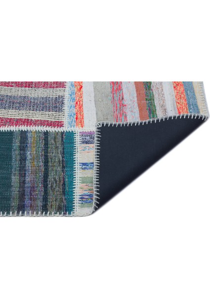 Iskece Bej Patchwork Yün Modern Desenli Yün Hav Toz Vermez Leke Tutmayan Salon Yolluk Mutfak El Dokuma Halı indirimleri