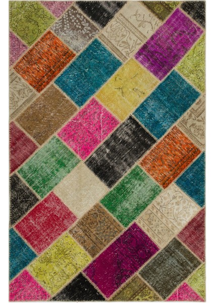 Atina Bej Eskitme Yün Modern Desenli Yün Hav Toz Vermez Leke Tutmayan Salon Yolluk Mutfak El Dokuma Halı