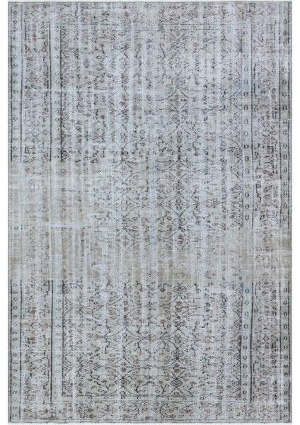 Girit Bej Çizgili Yün Modern Desenli Yün Hav Toz Vermez Leke Tutmayan Salon Yolluk Mutfak El Dokuma Halı