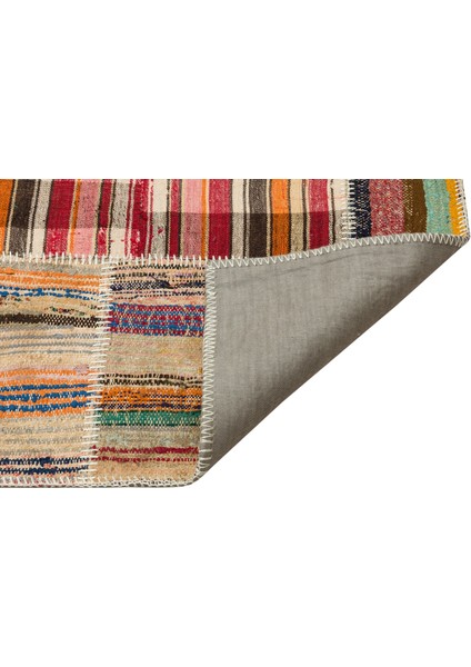 Iskece Bej Patchwork Yün Modern Desenli Yün Hav Toz Vermez Leke Tutmayan Salon Yolluk Mutfak El Dokuma Halı fiyatları