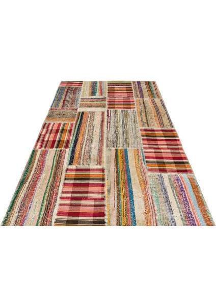 Iskece Bej Patchwork Yün Modern Desenli Yün Hav Toz Vermez Leke Tutmayan Salon Yolluk Mutfak El Dokuma Halı modelleri