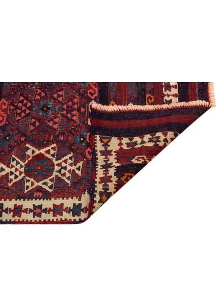 Iskece Kırmızı Eskitme Yün Modern Desenli Yün Hav Toz Vermez Leke Tutmayan Salon Yolluk Mutfak El Dokuma Halı fiyatları