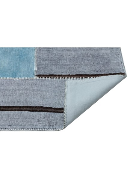 Iskece Yeşil Eskitme Yün Modern Desenli Yün Hav Toz Vermez Leke Tutmayan Salon Yolluk Mutfak El Dokuma Halı fiyatları