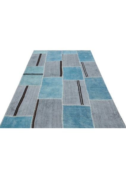 Iskece Yeşil Eskitme Yün Modern Desenli Yün Hav Toz Vermez Leke Tutmayan Salon Yolluk Mutfak El Dokuma Halı modelleri