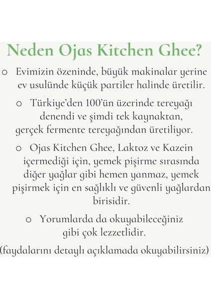 2 Li Sade Ghee Kekikli Ghee Sade Yağ 225 gr Laktozsuz Kazeinsiz Gdo Suz Saf Yağ indirimleri