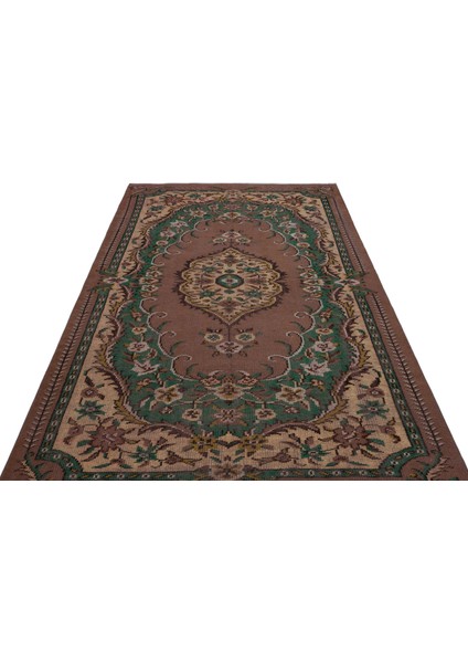 Kahverengi Göbekli Yün Modern Desenli Yün Hav Toz Vermez Leke Tutmayan Salon Yolluk Mutfak El Dokuma Halı modelleri