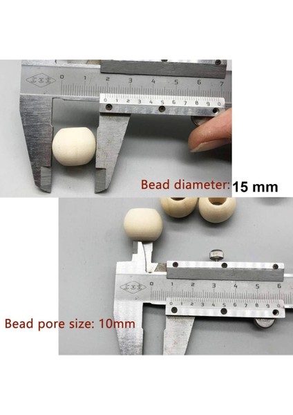 60 gr (60 Adet) Ahşap Boncuk 15 mm Çap x 10 mm Delik Doğal Yuvarlak Ahşap Makrome El Işi Çanta fiyatları