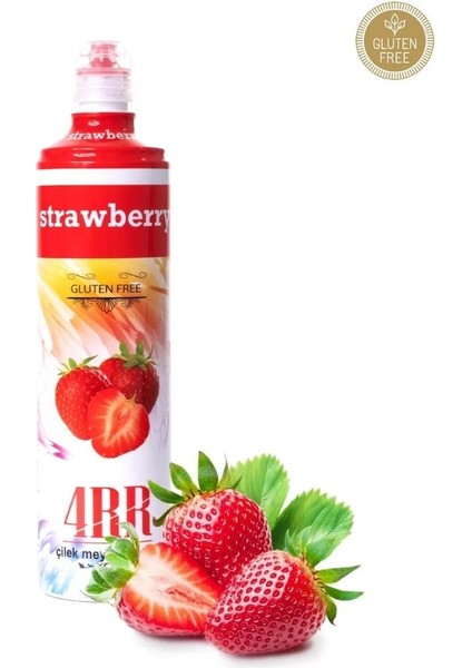 4rr Çilek Meyve Püresi – Doğal, Katkısız, Glutensiz Lezzet, 750 ml