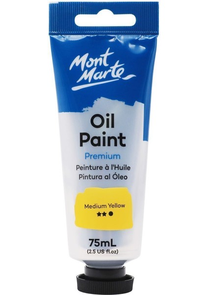 mm Premium Yağlı Boya 75ML - Medium Yellow