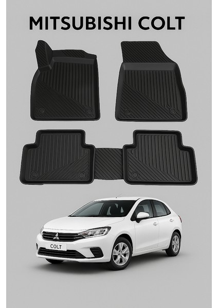 Mitsubishi Colt 2023+ Uyumlu Oto Paspas