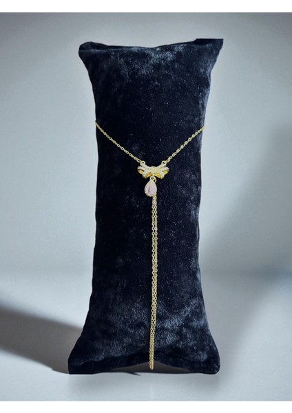 Damla Taşlı Paslanmaz Çelik Bileklik CNS0097-1-1