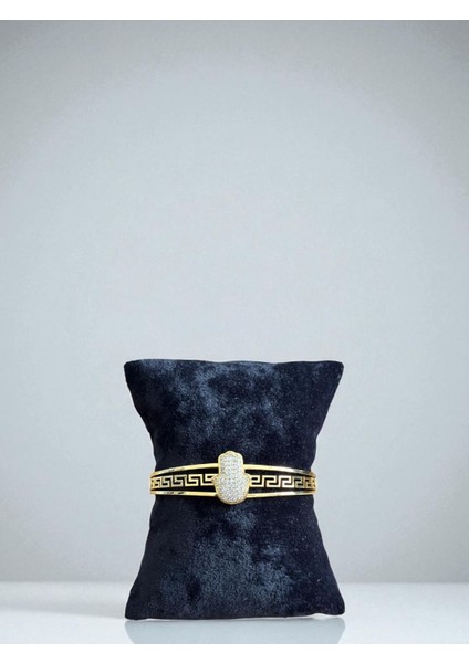 Çelik Paslanmaz Motifli Kelepçe CNS0042-2