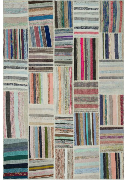 Atina Turuncu Eskitme Yün Modern Desenli Yün Hav Toz Vermez Leke Tutmayan Salon Yolluk Mutfak El Dokuma Halı