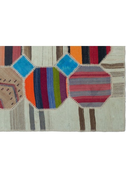 Teselya Mor Patchwork Yün Modern Desenli Yün Hav Toz Vermez Leke Tutmayan Salon Yolluk Mutfak El Dokuma Halı modelleri