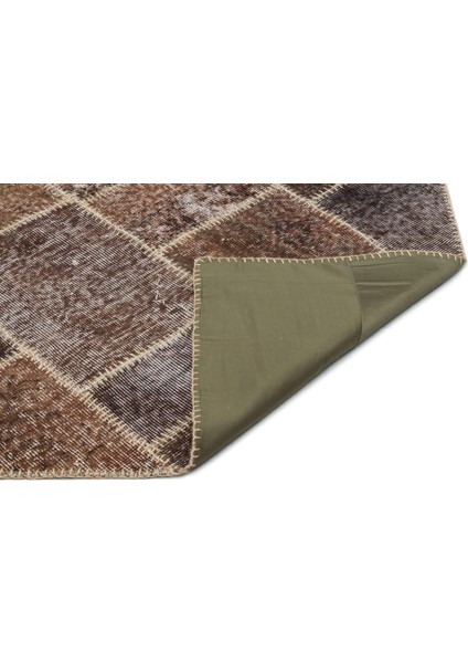 Iskece Bej Patchwork Yün Modern Desenli Yün Hav Toz Vermez Leke Tutmayan Salon Yolluk Mutfak El Dokuma Halı fiyatları