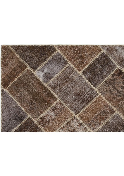 Iskece Bej Patchwork Yün Modern Desenli Yün Hav Toz Vermez Leke Tutmayan Salon Yolluk Mutfak El Dokuma Halı fırsatları