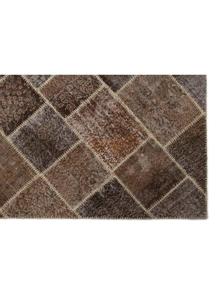 Iskece Bej Patchwork Yün Modern Desenli Yün Hav Toz Vermez Leke Tutmayan Salon Yolluk Mutfak El Dokuma Halı indirimleri