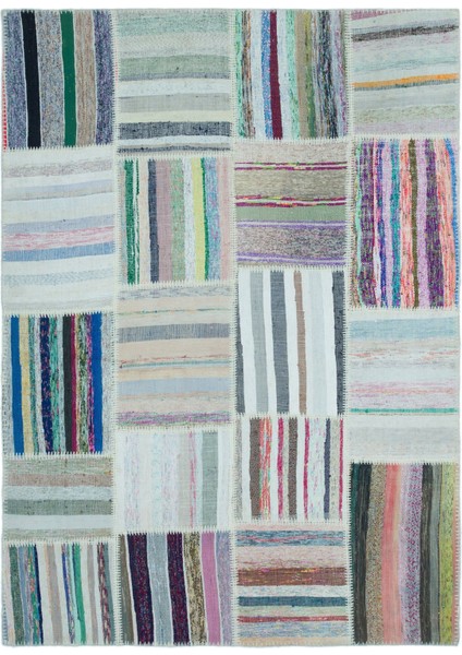 Teselya Bej Eskitme Yün Modern Desenli Yün Hav Toz Vermez Leke Tutmayan Salon Yolluk Mutfak El Dokuma Halı