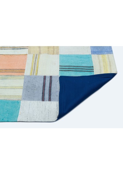 Atina Mavi Eskitme Yün Modern Desenli Yün Hav Toz Vermez Leke Tutmayan Salon Yolluk Mutfak El Dokuma Halı fiyatları