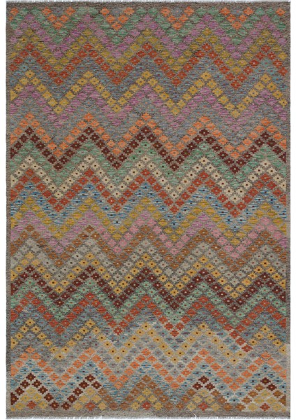 Atina Bej Eskitme Yün Modern Desenli Yün Hav Toz Vermez Leke Tutmayan Salon Yolluk Mutfak El Dokuma Halı