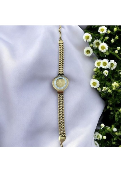 Tuğralı Paslanmaz Çelik Bileklik Cns Bileklik 013-1