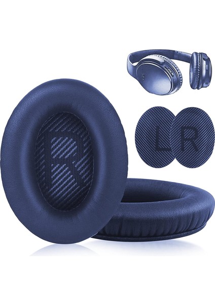 Bose Quietcomfort 2 QC25 Ae2 Qc2 QC15 AE2I AE2W QC35 QC35 Ii Soundtrue Soundlink Kulaklık Pedi Süngeri Kulaklık Yastığı Earpad Lacivert modelleri