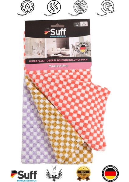 Manavgat Oto Market 9 Adet Mutfak Bezi Kurulama Bezi ve Tezgah Bezi (3'lü 32X32 X3) fırsatları