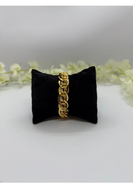 22 Ayar Altın Kaplama Samanyolu Model Vıp Bileklik Kombin LVD560 fiyatları