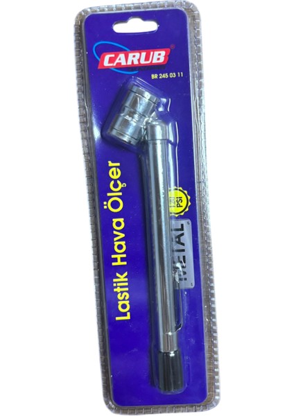 Lastik Hava Ölçer Metal 120 Psi 204 Tip BR245 03 11