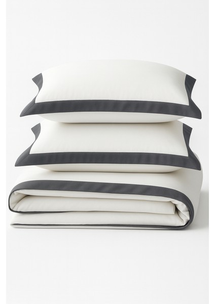 Sea Dıary Serisi Gri Renk Pamuk Saten Çift Kişilik Nevresim Takımı fiyatları