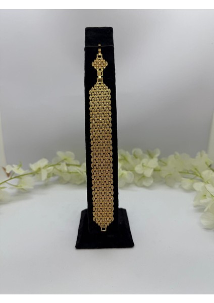 22 Ayar Altın Kaplama Vıp Bileklik Kombin Lvd 549 modelleri