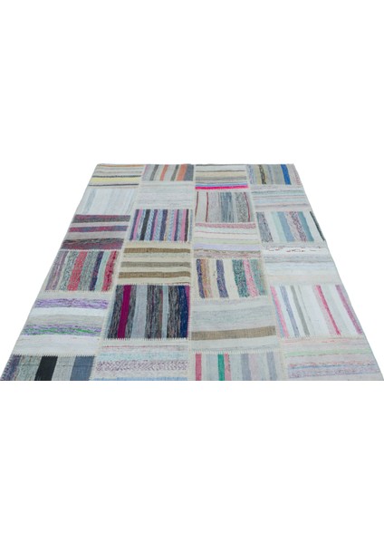 Iskece Bej Patchwork Yün Modern Desenli Yün Hav Toz Vermez Leke Tutmayan Salon Yolluk Mutfak El Dokuma Halı fiyatları