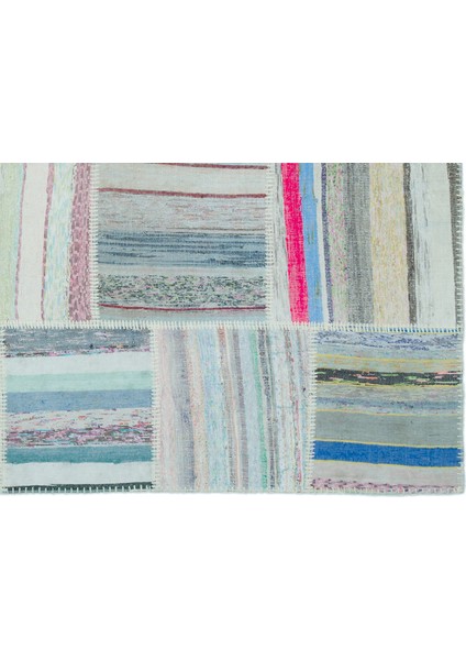 Iskece Bej Patchwork Yün Modern Desenli Yün Hav Toz Vermez Leke Tutmayan Salon Yolluk Mutfak El Dokuma Halı modelleri