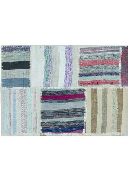 Iskece Bej Patchwork Yün Modern Desenli Yün Hav Toz Vermez Leke Tutmayan Salon Yolluk Mutfak El Dokuma Halı fırsatları