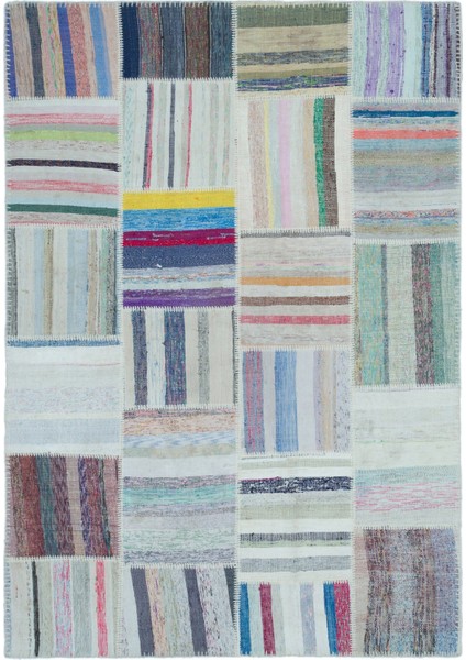 Atina Yeşil Eskitme Yün Modern Desenli Yün Hav Toz Vermez Leke Tutmayan Salon Yolluk Mutfak El Dokuma Halı