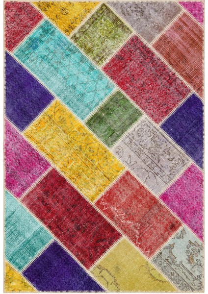 Girit Bej Çizgili Yün Modern Desenli Yün Hav Toz Vermez Leke Tutmayan Salon Yolluk Mutfak El Dokuma Halı