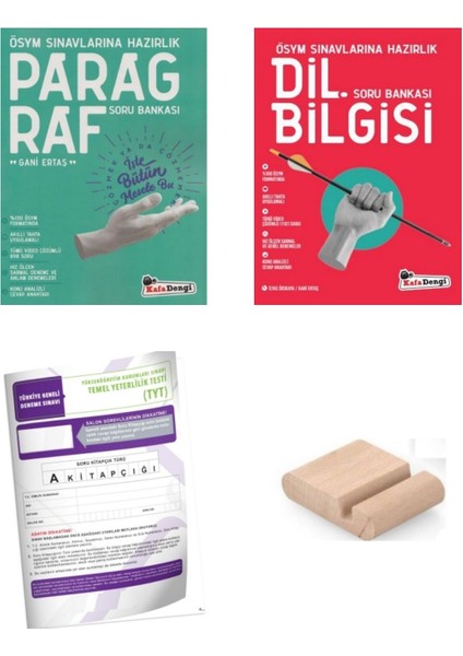 Kafadengi Tyt Dil Bilgisi + Paragraf Soru Bankası 2025-2026 + Telefon Tutucu + Tyt Deneme