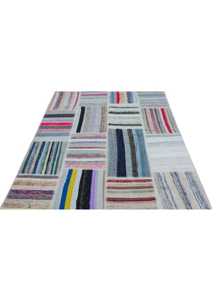 Girit Bej Çizgili Yün Modern Desenli Yün Hav Toz Vermez Leke Tutmayan Salon Yolluk Mutfak El Dokuma Halı fiyatları