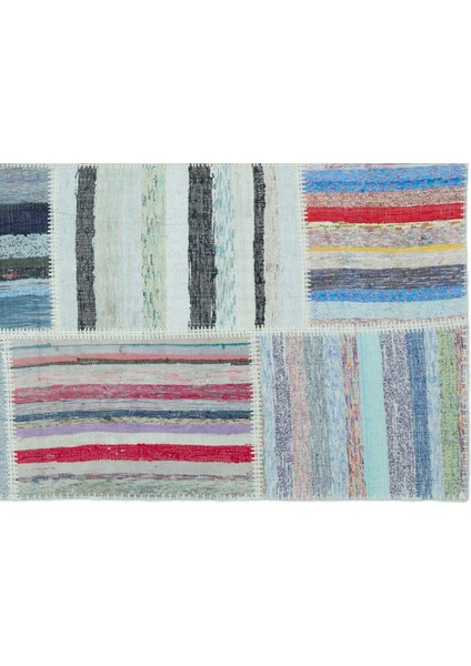 Girit Bej Çizgili Yün Modern Desenli Yün Hav Toz Vermez Leke Tutmayan Salon Yolluk Mutfak El Dokuma Halı modelleri