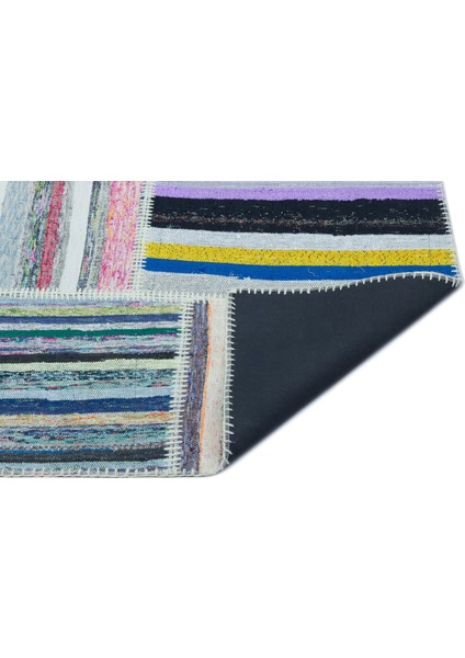 Girit Bej Çizgili Yün Modern Desenli Yün Hav Toz Vermez Leke Tutmayan Salon Yolluk Mutfak El Dokuma Halı indirimleri